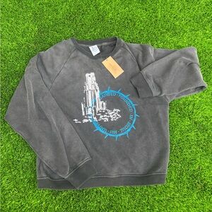 Men's Gray Sweater with Graphic Design